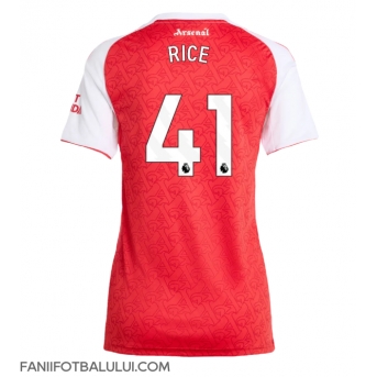 Arsenal Declan Rice #41 Tricou Fotbal Replică 2025-26 Femei Acasa